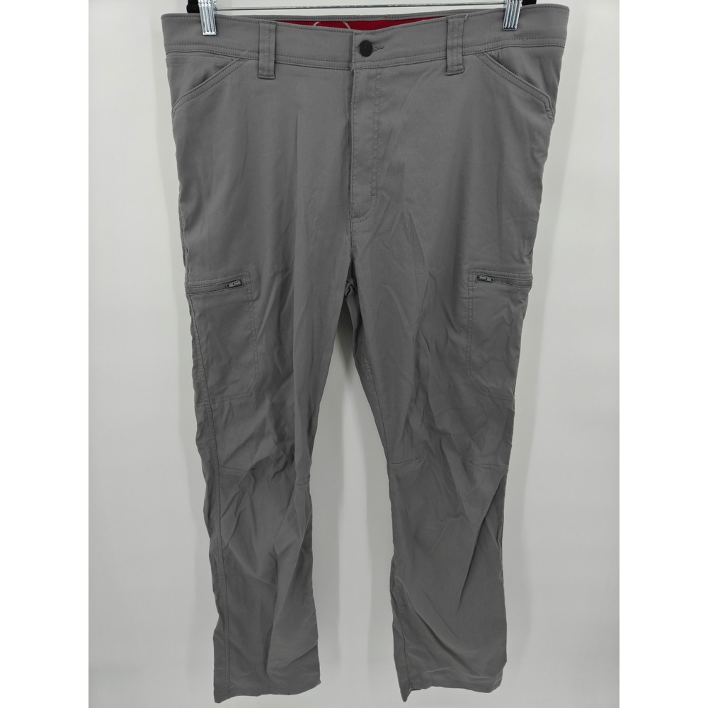 Wrangler ATG All Terrain Gear Mens Grey Stretch Cargo Pants 38x32 112353325